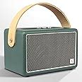 Vintage Bluetooth Speakers, KONEX 40W Leather Portable ... - Amazon - balustradellc