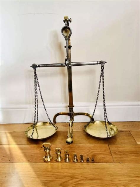 Vintage brass beam scales - price guide and values - balustradellc
