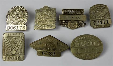 Vintage Chauffeur and Taxi Badges - Collectors Weekly - balustradellc