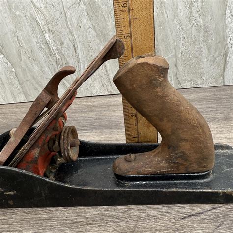 vintage Craftsman hand plane, likely an 18-inch jack blade - balustradellc
