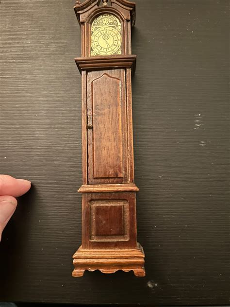 Vintage Dollhouse Grandfather Clock - Etsy - balustradellc