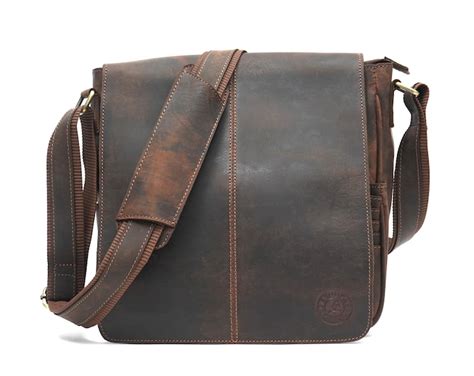 Vintage Full Grain Leather Crossbody Bag - Etsy - balustradellc