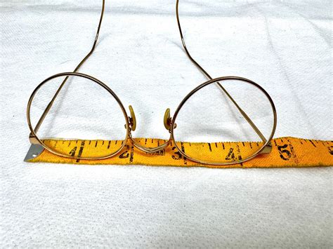 Vintage Gold Wire Rim Eyeglasses - Etsy - balustradellc