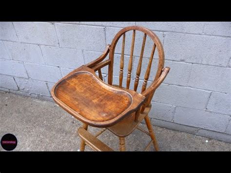 Vintage High Chair REPAIR and REFINISH | Restoration - muktibox.com