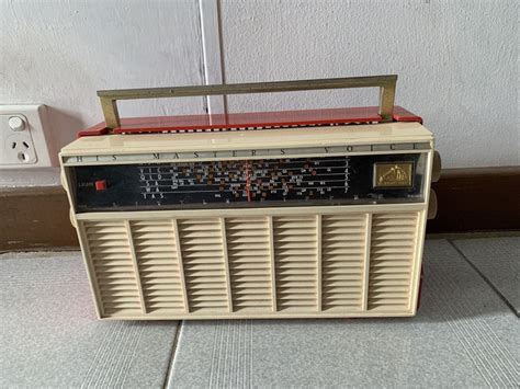 VINTAGE HMV Rangemaster Radio - Pink - Untested eBay