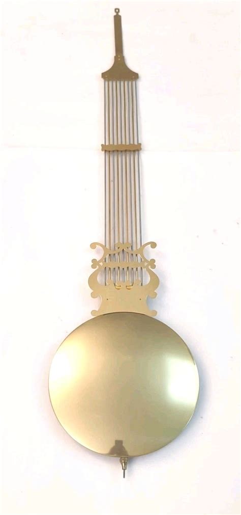 Vintage Howard Miller Grandfather Clock Authentic Part Hanging Pendulum ... - balustradellc