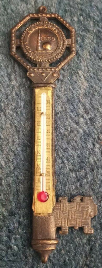 Vintage Key Thermometer - muktibox.com