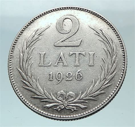 Vintage Latvian Silver 2 LATI Coin Brooch - 1925 - Etsy - balustradellc
