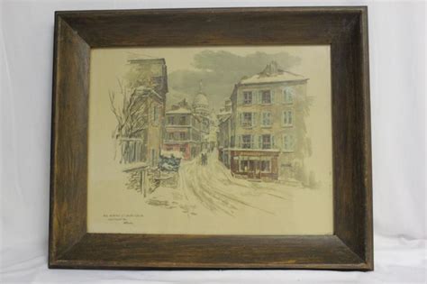 VINTAGE LITHOGRAPH 19TH CENTURY SIGNED EUROPE eBay