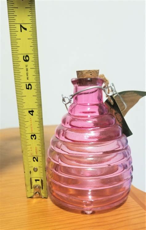 VINTAGE Light Pink Bee - Fly Wasp trap catcher hive shaped Glass …