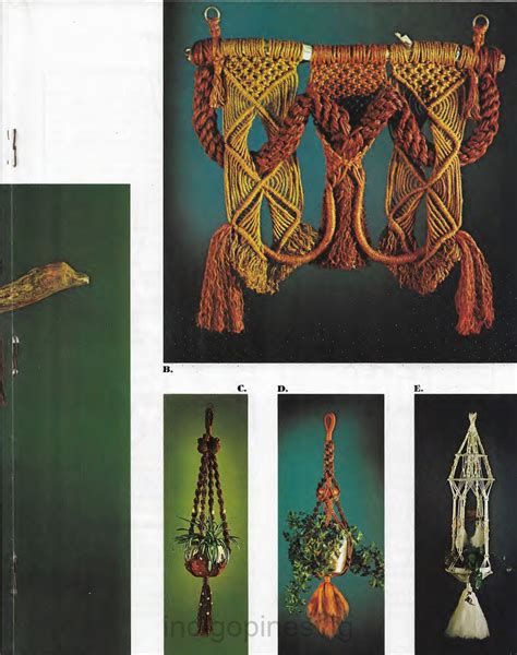 Vintage Macrame Patterns for Micro Macrame Crafts - raincitystudios.com
