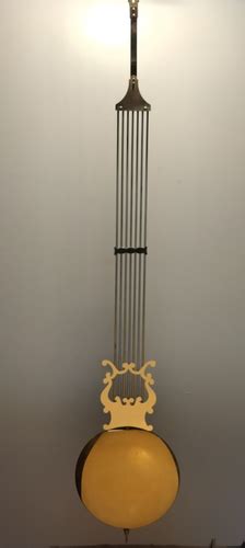 Vintage NOS Emperor Grandfather Clock Lyre Pendulum for Urgos - balustradellc