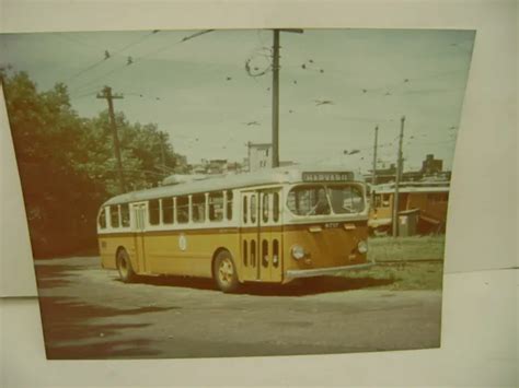 VINTAGE ORIGINAL 8"X10" KODAK PHOTO CHARTERED MTA BUS …