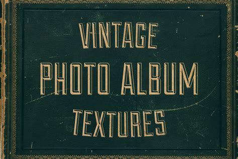 VINTAGE PHOTO ALBUM ARTISAN DESIGN COVER HAS DRIED …