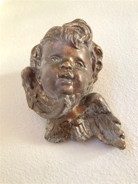 Vintage Plaster Cherub - muktibox.com