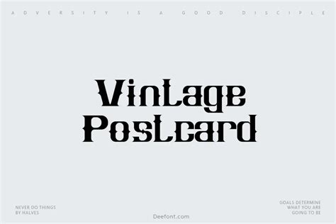 Vintage Postcard Font FREE Download & Similar Fonts - muktibox.com