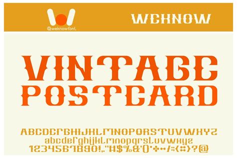 Vintage Postcard Fonts - Etsy - muktibox.com