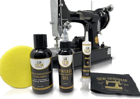 Vintage sewing machine restoration polish cleaning kit for high glossy ... - muktibox.com