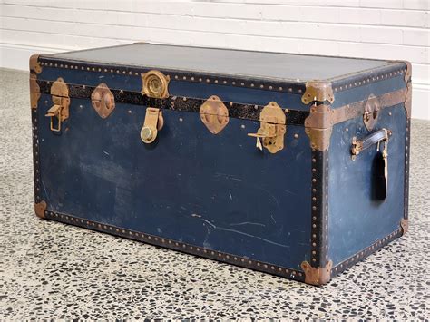 Vintage Steamer Trunk - Etsy UK - balustradellc