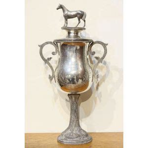 Vintage sterling silver horse racing trophies - Carter's - balustradellc