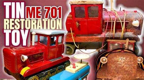 Vintage tin toy restoration process - muktibox.com