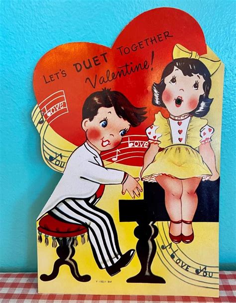 Vintage Valentines Cards - Etsy - muktibox.com