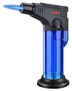 VIOVI Jet Flame Windproof Refillable Gun Torch Lighter, Camping ... - balustradellc