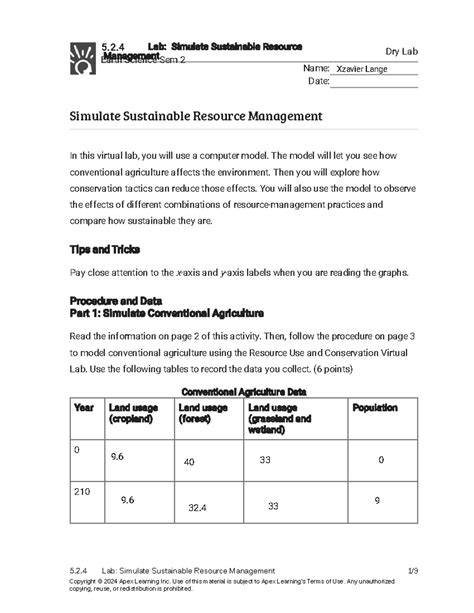 Virtual Lab on Sustainable Resource Management - raincitystudios.com