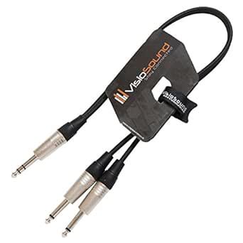 VisioSound 5 x Guitar Lead 6.35mm Mono Jack to Jack/Instrument Cable ... - balustradellc