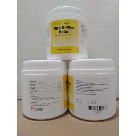 VITA B PLEX BOLUS SACHET 1 BOLUS - Vita B-Plex Bolus Vita … - balustradellc