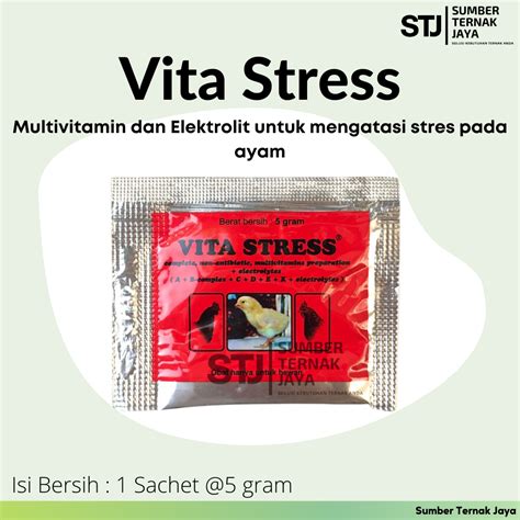 VITA STRESS Medion ,Multivitamin, Elektrolit untuk Unggas & Ternak ... - balustradellc