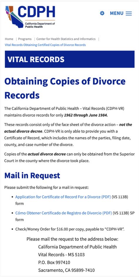 Vital Records Obtaining Certified Copies of Divorce Records - balustradellc