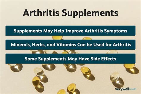 Vitamins and Supplements for Arthritis - balustradellc
