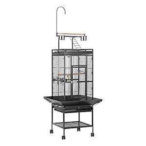 VIVOHOME 72 Inch Wrought Iron Large Bird Cage …