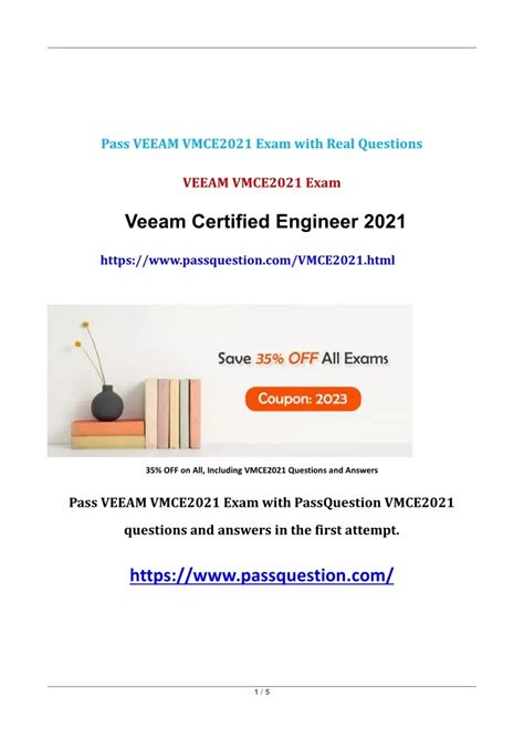 VMCE2021 Prüfungsmaterialien