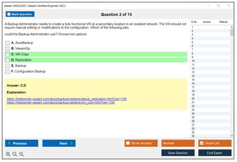 VMCE2021 Simulationsfragen