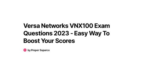 VNX100 Exam Fragen