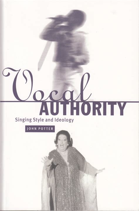 Vocal Authority by John Potter | Waterstones - balustradellc