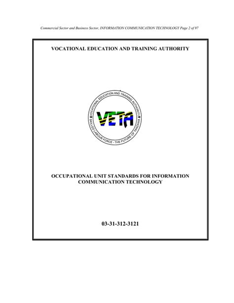 VOCATIONAL EDUCATION AND TRAINING AUTHORITY - VETA - balustradellc