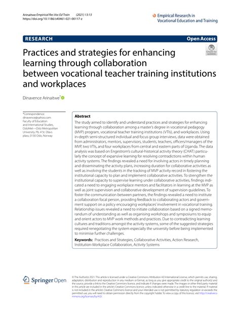 Vocational Teacher Training and Management of Training Institutions - balustradellc