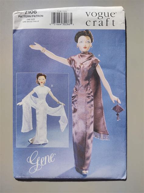 Vogue craft pattern #7553 historical doll clothes 1820s 1830s ... - eBay - muktibox.com