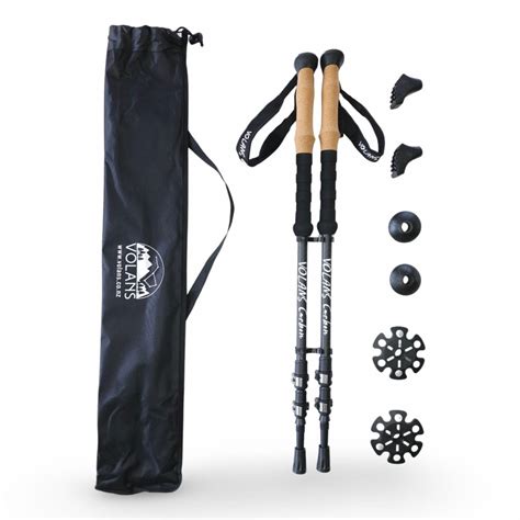 Volans Carbon Fibre Walking Poles - Fully adjustable … - balustradellc