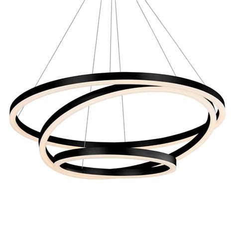 VONN Tania Trio 3 Light 32" Wide LED Ring Chandelier