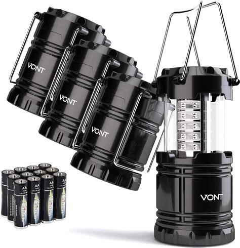 Vont 4 Pack LED Camping Lantern, LED Lanterns, Suitable ... - Amazon - balustradellc