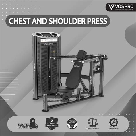 VOSPRO CHEST & SHOULDER Press Machine Alat … - balustradellc
