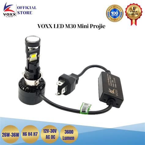 VOXX LED M30 Lampu Projector Mini Projie H6 H4 - balustradellc