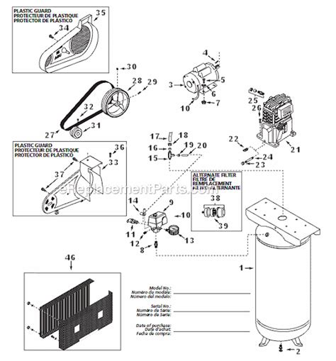 VT627504AJ Campbell Hausfeld Compressor - Fix.com