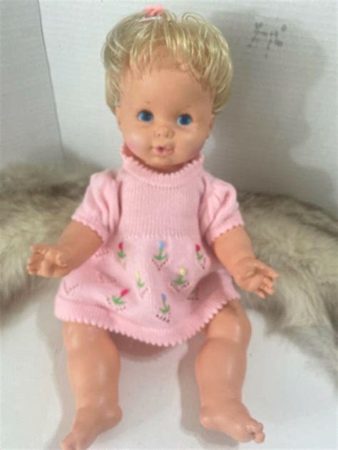 VTG 1970 Living Baby Tender Love 20" Baby Girl Dolls Original Yellow …