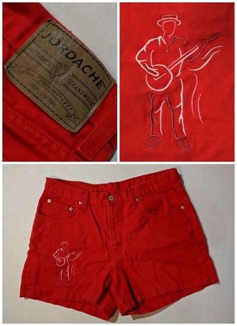 VTG Jordache Lo-Rise Jean Denim Shorts 35x3 Low Rise Short