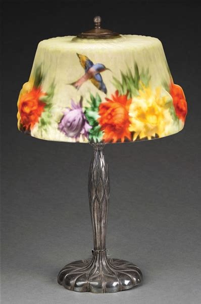 VTG Rare Bisque Cut Out Table Lamp w/ Hummingbirds eBay